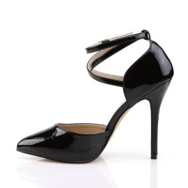 Pleaser AMUSE-25 Pumps Patent Black EU-36 / US-6