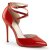 Pleaser AMUSE-25 Pumps Patent Red EU-40 / US-10