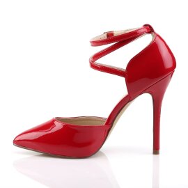 Pleaser AMUSE-25 Pumps Patent Red EU-35 / US-5