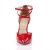 Pleaser AMUSE-25 Pumps Patent Red EU-35 / US-5