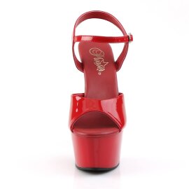 Pleaser ASPIRE-609 Plateau Sandalettes Patent Red EU-35 /...