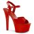 Pleaser ASPIRE-609 Plateau Sandalettes Patent Red EU-35 / US-5