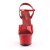 Pleaser ASPIRE-609 Plateau Sandalettes Patent Red EU-37 / US-7