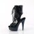 Pleaser BEJEWELED-1016-6 Plateau Ankle Boots Holo Rhinestones Black EU-38 / US-8