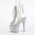 Pleaser BEJEWELED-1016C-2-7 Plateau Ankle Boots Rhinestones Transparent Silver EU-41 / US-11
