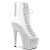 Pleaser BEJEWELED-1016C-2-7 Plateau Ankle Boots Rhinestones Transparent Silver EU-37 / US-7