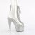 Pleaser BEJEWELED-1016C-2-7 Plateau Ankle Boots Rhinestones Transparent Silver EU-38 / US-8