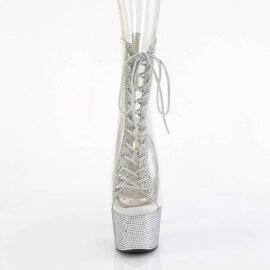 Pleaser BEJEWELED-1016C-2-7 Plateau Ankle Boots...