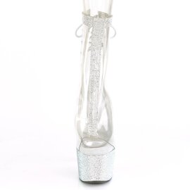 Pleaser BEJEWELED-1018C-2RS Plateau Ankle Boots...