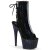 Pleaser BEJEWELED-1018DM-7 Plateau Ankle Boots Holo Rhinestones Black EU-41 / US-11