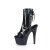 Pleaser BEJEWELED-1018DM-7 Plateau Ankle Boots Holo Rhinestones Black EU-41 / US-11