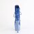 Pleaser BEJEWELED-1020-7 Plateau Ankle Boots Holo Rhinestones Blue EU-36 / US-6