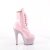 Pleaser BEJEWELED-1020-7 Plateau Ankle Boots Holo Rhinestones Light Pink EU-36 / US-6