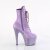 Pleaser BEJEWELED-1020-7 Plateau Ankle Boots Holo Rhinestones Purple EU-41 / US-11