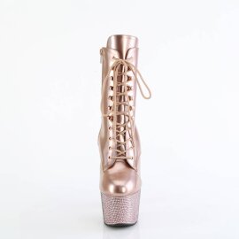 Pleaser BEJEWELED-1020-7 Plateau Ankle Boots Holo...