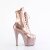 Pleaser BEJEWELED-1020-7 Plateau Ankle Boots Holo Rhinestones Rose Gold EU-36 / US-6