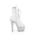Pleaser BEJEWELED-1020-7 Plateau Ankle Boots Holo Rhinestones White EU-36 / US-6