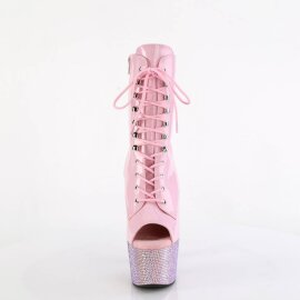 Pleaser BEJEWELED-1021-7 Plateau Ankle Boots Holo...