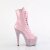 Pleaser BEJEWELED-1021-7 Plateau Ankle Boots Holo Rhinestones Light Pink EU-35 / US-5