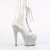 Pleaser BEJEWELED-1021C-7 Plateau Ankle Boots Rhinestones Transparent Silver EU-35 / US-5
