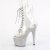 Pleaser BEJEWELED-1021C-7 Plateau Ankle Boots Rhinestones Transparent Silver EU-36 / US-6