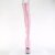 Pleaser BEJEWELED-3011-7 Plateau Overknee Boots Holo Rhinestones Light Pink EU-37 / US-7