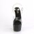 Pleaser BEJEWELED-708DM Plateau Sandalettes Rhinestones Transparent Black EU-35 / US-5