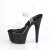 Pleaser BEJEWELED-708DM Plateau Sandalettes Rhinestones Transparent Black EU-35 / US-5