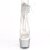 Pleaser BEJEWELED-724RS Plateau Sandalettes Rhinestones Transparent Silver EU-37 / US-7
