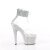 Pleaser BEJEWELED-724RS-02 Plateau Sandalettes Rhinestones Transparent Silver EU-35 / US-5