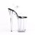 Pleaser BEYOND-008 Plateau Sandalettes Transparent Black EU-38 / US-8