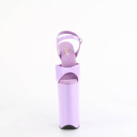 Pleaser BEYOND-009 Plateau Sandalettes Patent Purple...
