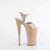 Pleaser BEYOND-009 Plateau Sandalettes Patent Nude EU-39 / US-9