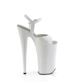 Pleaser BEYOND-009 Plateau Sandalettes Patent White EU-39 / US-9