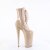 Pleaser BEYOND-1020 Plateau Ankle Boots Patent Nude EU-36 / US-6