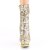 Pleaser BLONDIE-R-1009 Plateau Ankle Boots Sequins Gold EU-38 / US-8
