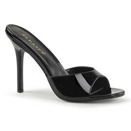 Pleaser CLASSIQUE-01 Mules Patent Black EU-42 / US-12