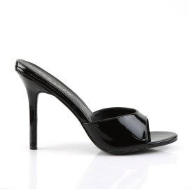 Pleaser CLASSIQUE-01 Mules Patent Black EU-35 / US-5