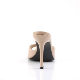 Pleaser CLASSIQUE-01 Mules Patent Nude EU-35 / US-5