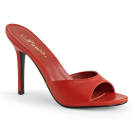 Pleaser CLASSIQUE-01 Mules Red EU-35 / US-5