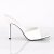 Pleaser CLASSIQUE-01 Mules White EU-35 / US-5