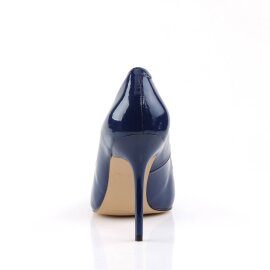 Pleaser CLASSIQUE-20 Pumps Patent Blue EU-38 / US-8