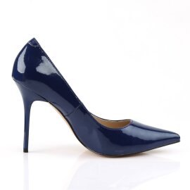 Pleaser CLASSIQUE-20 Pumps Patent Blue EU-38 / US-8