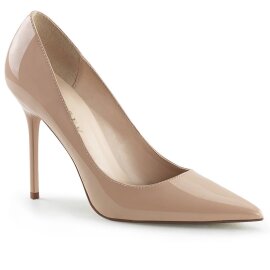 Pleaser CLASSIQUE-20 Pumps Patent Nude EU-35 / US-5