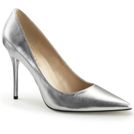 Pleaser CLASSIQUE-20 Pumps Metallic Silver EU-35 / US-5
