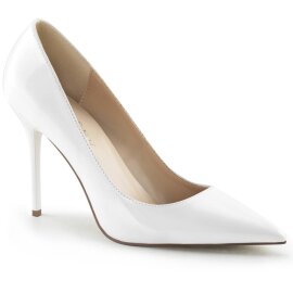 Pleaser CLASSIQUE-20 Pumps Patent White EU-35 / US-5