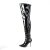 Pleaser CLASSIQUE-3000 Overknee Boots Patent Black EU-35 / US-5