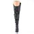 Pleaser CLASSIQUE-3011 Overknee Boots Faux Leather Black EU-39 / US-9