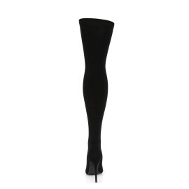 Pleaser COURTLY-3005 Overknee Boots Black EU-42 / US-12