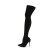 Pleaser COURTLY-3005 Overknee Boots Black EU-42 / US-12